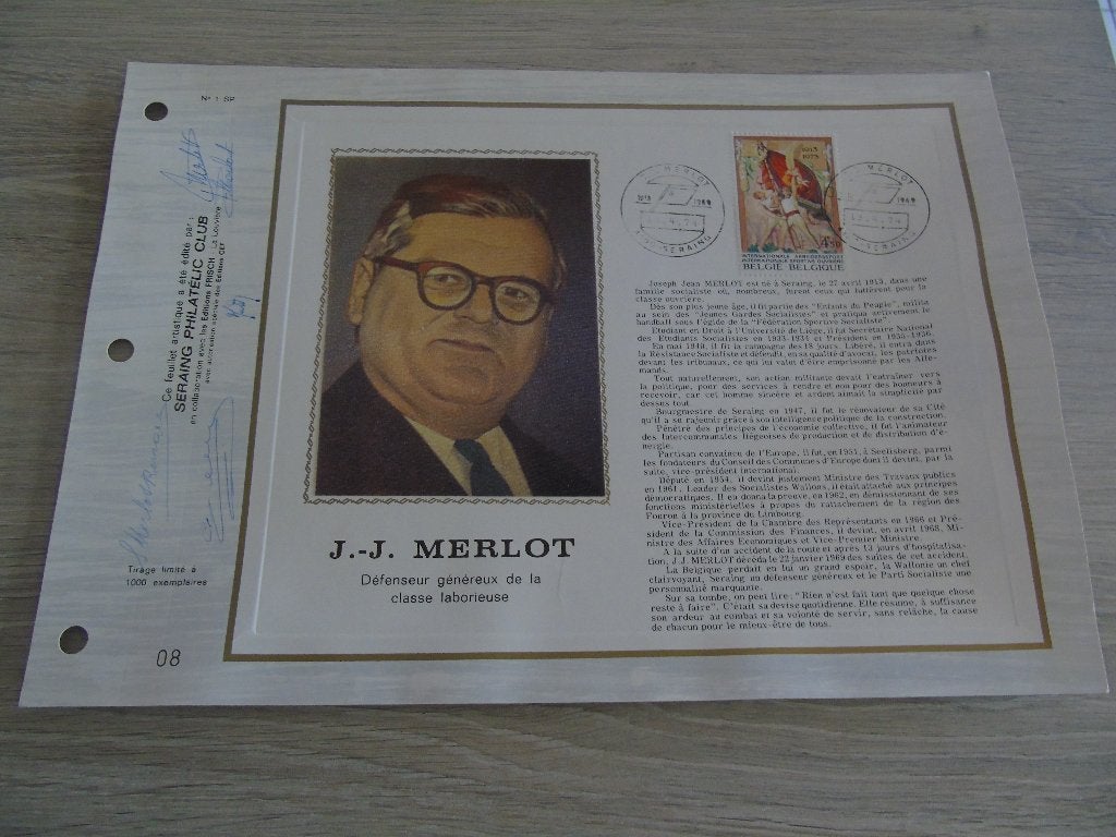 Carte postale artistique JJ Merlot en édition limitée, Enlèvement, Affranchi, Autre