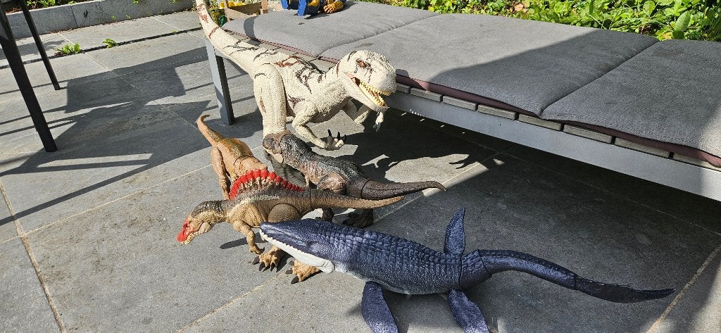 Dino´s, Kinderen en Baby's, Speelgoed | Actiefiguren, Ophalen, Gebruikt
