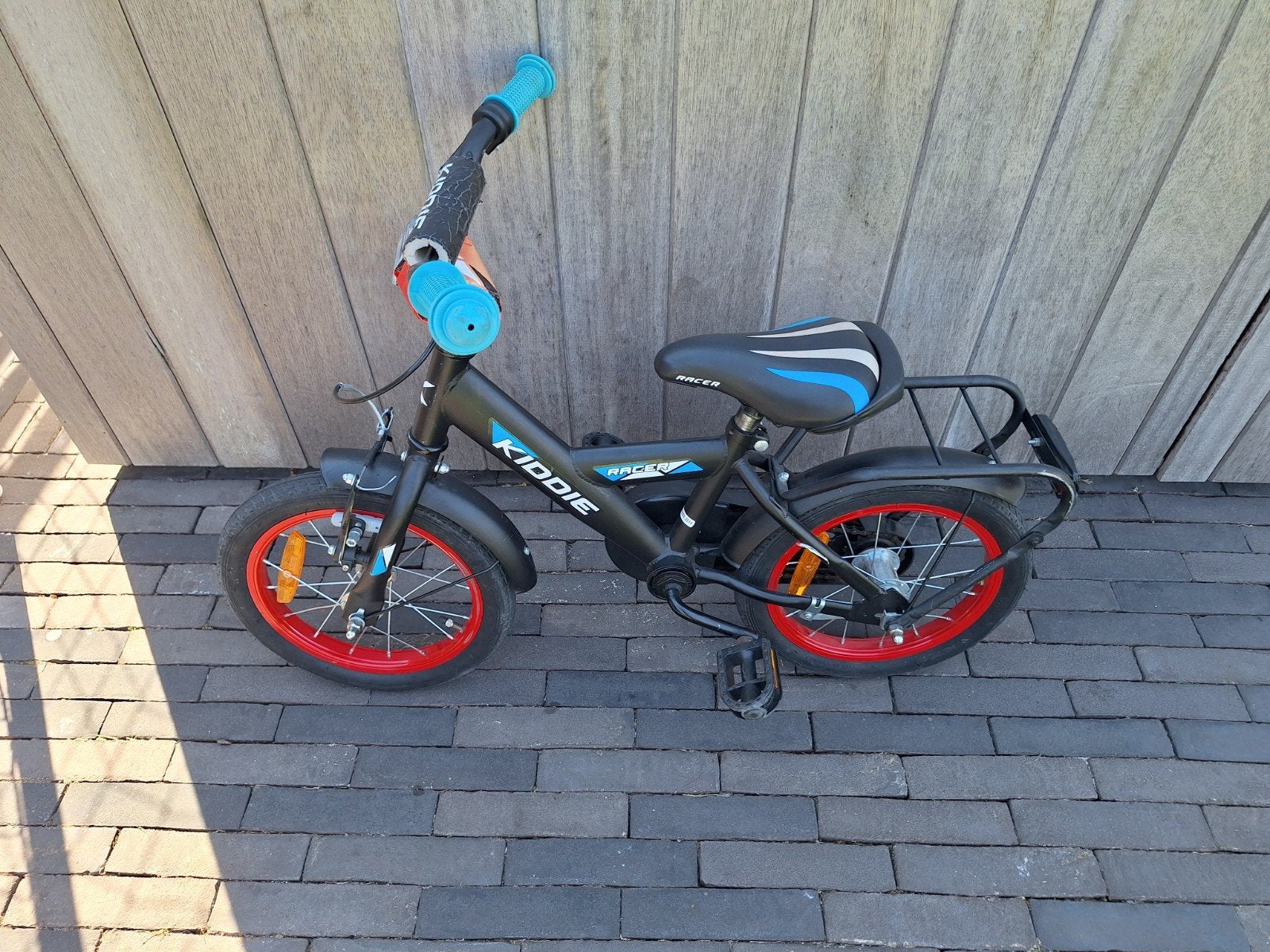 Kinderfiets kiddies boy 14 inch, Fietsen en Brommers, Fietsen | Kinderfietsjes, Ophalen, Terugtraprem, Gebruikt, Kiddie