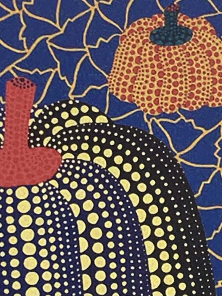Yayoi Kusama: lithografie 40 bij 50 cm. Ingelijst verkocht, Ophalen of Verzenden, Lithografie