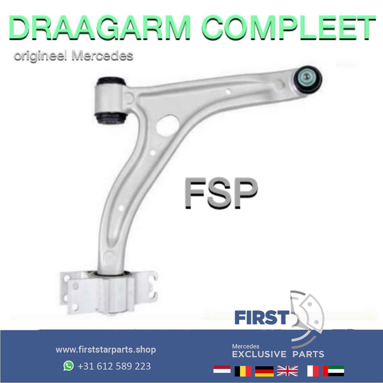 draagarm Mercedes links rechts W176 W246 W117 W156 A B CLA G, Gebruikt, -, Ophalen of Verzenden, -