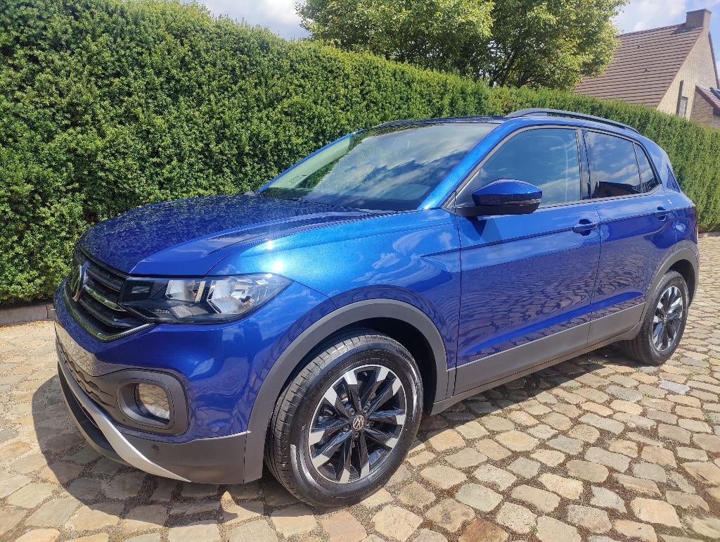 Volkswagen T-Cross 1.0 TSI OPF DSG Life, Auto's, Blauw, Bedrijf, 5 zetels, 5 deurs
