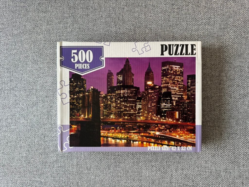 187. Puzzel - New York - 500 stuks, Enlèvement ou Envoi, 500 à 1500 pièces, Comme neuf, Puzzle