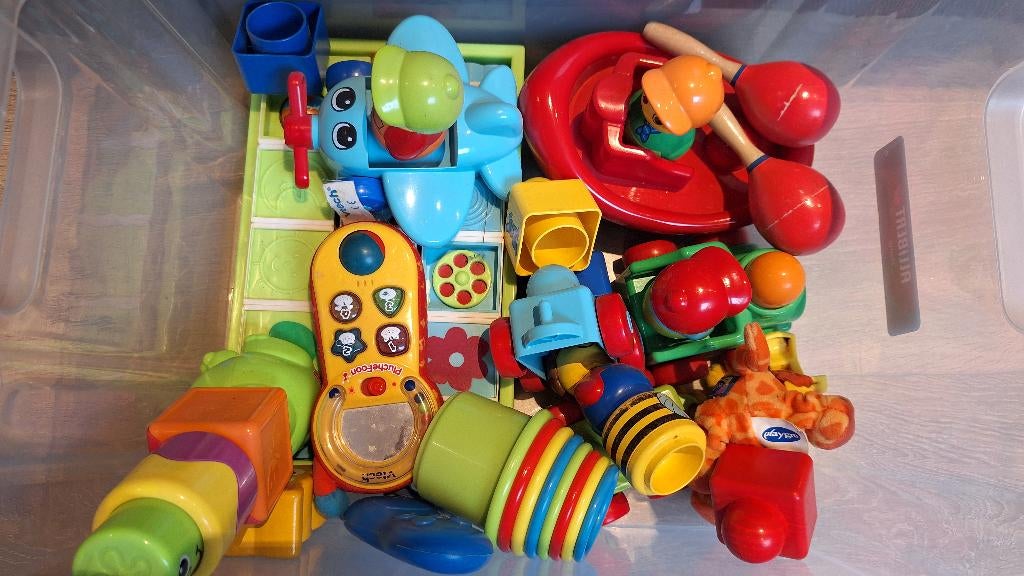 Groot speelgoedpakket Vtech, Playgro en Fisher-Price, Enlèvement, Utilisé, Autres types, Sonore