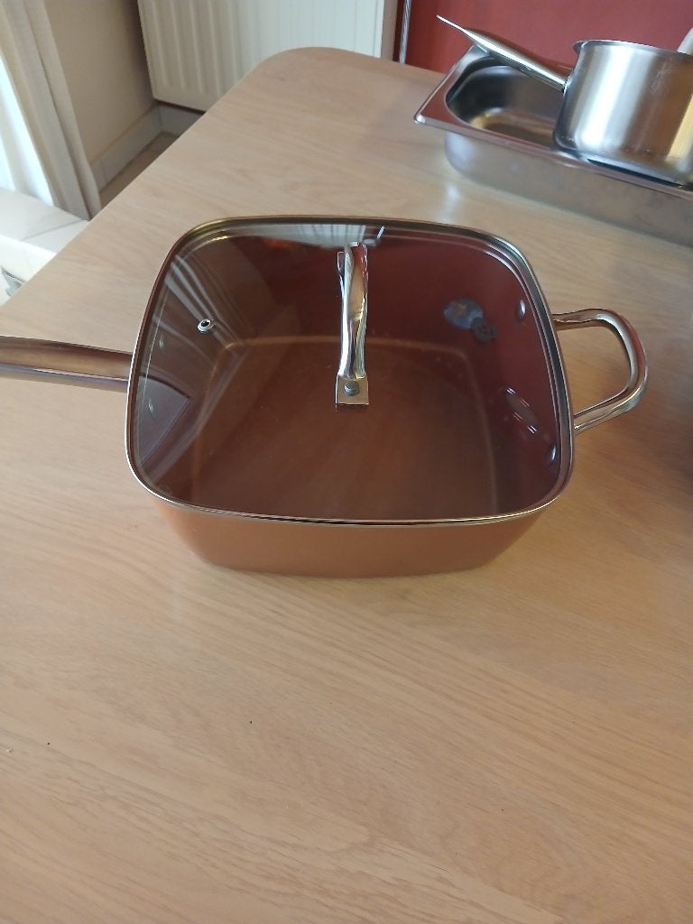 pan met deksel, Met deksel, Verzenden, Overige materialen