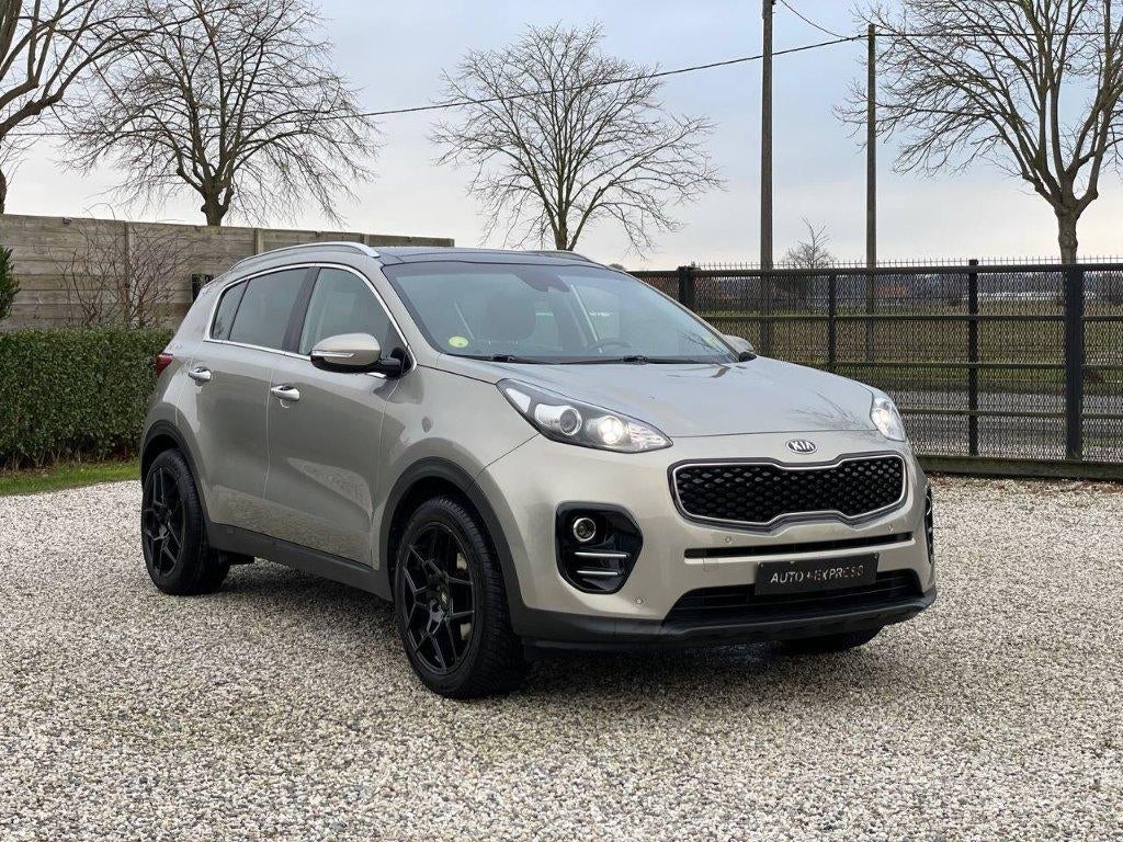 Kia Sportage/1.7D/Automatique/Clima/Navi/Caméra/Garantie/***, Autos, Kia, Cuir, Argent ou Gris, Achat, Euro 6