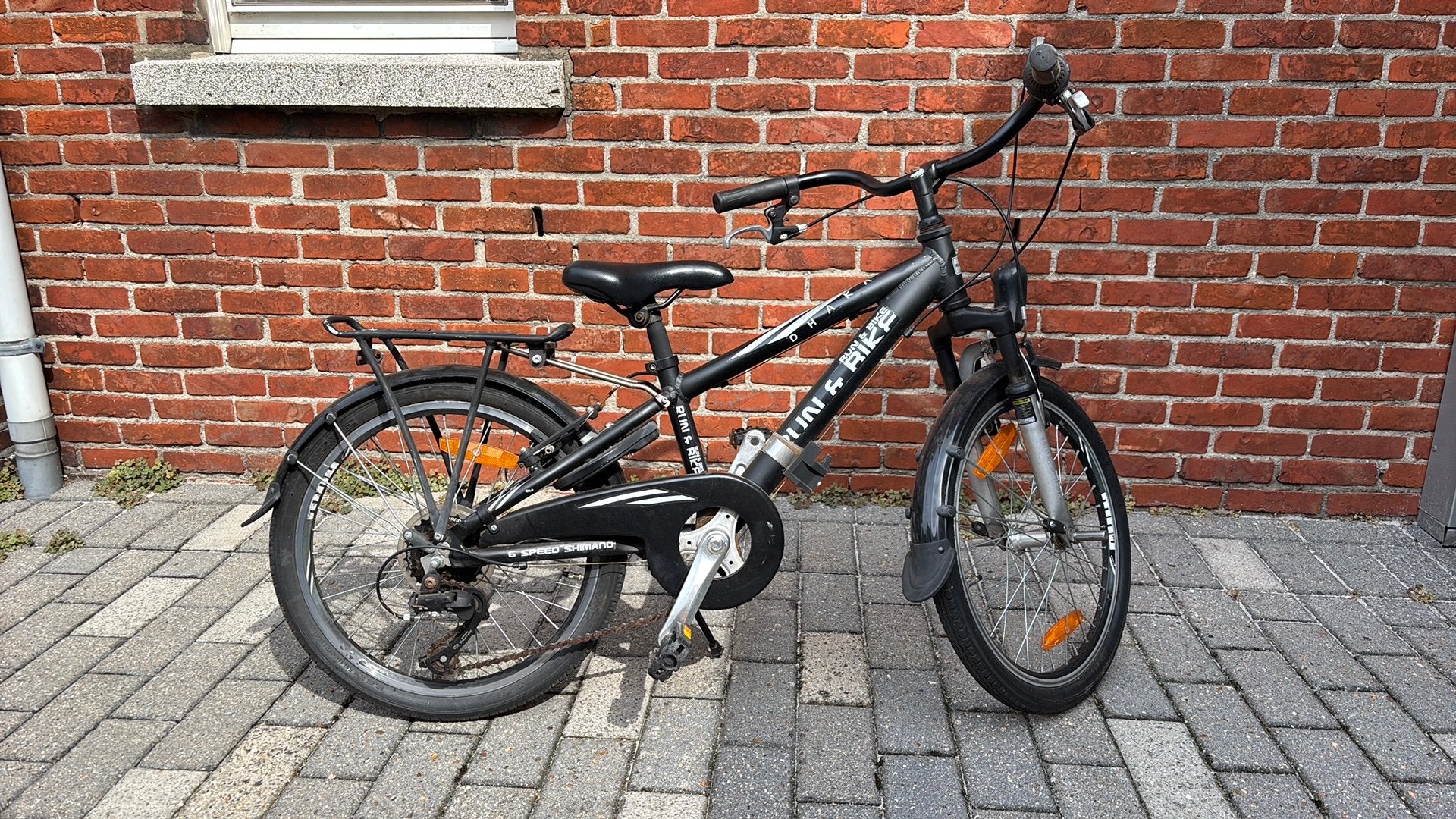 Dhaka Run & Bike kinderfiets 20 inch – 6 versnellingen, Ophalen, Velgrem, Versnellingen, Zo goed als nieuw