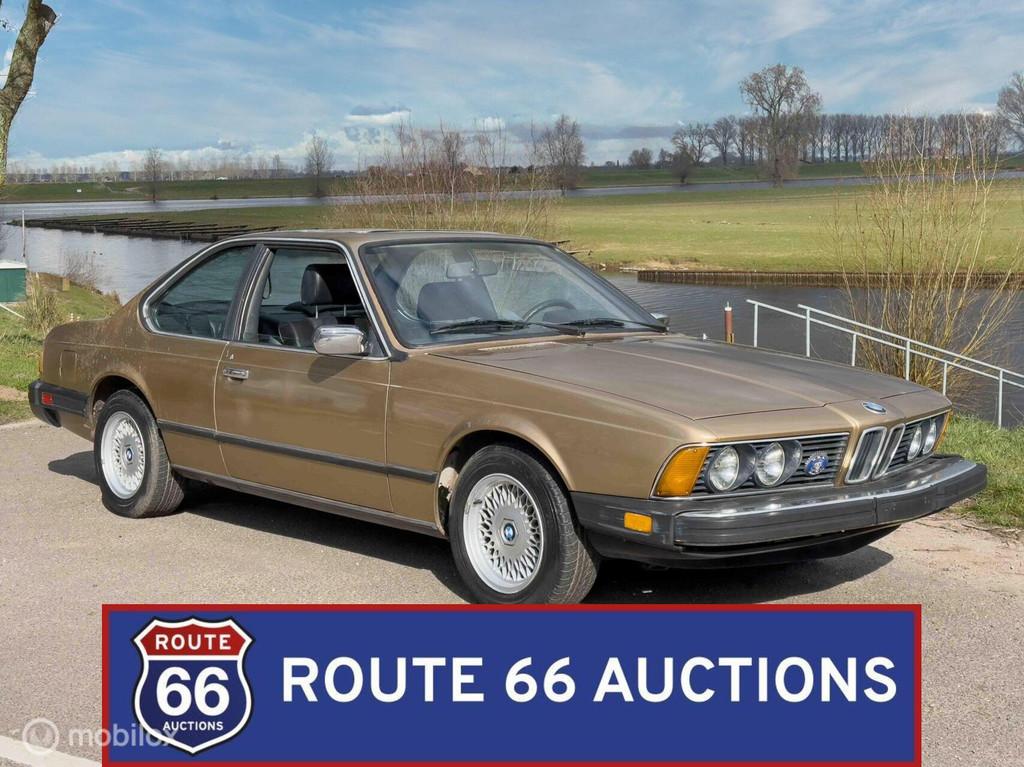 BMW 633 CSi | 1981 | Route 66 Auctions, Auto's, Zwart, Bedrijf, Handgeschakeld, Overige carrosserie