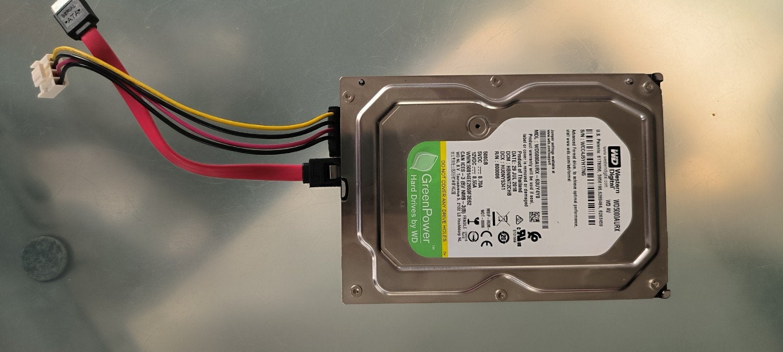 disque dur interne western digital 500Go, Computers en Software, Ophalen of Verzenden