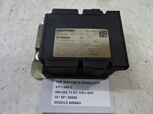 COMPUTER AIRBAG Fiat 500X (334) (01-2014/09-2020) (52115621), Auto-onderdelen, Gebruikt, Fiat