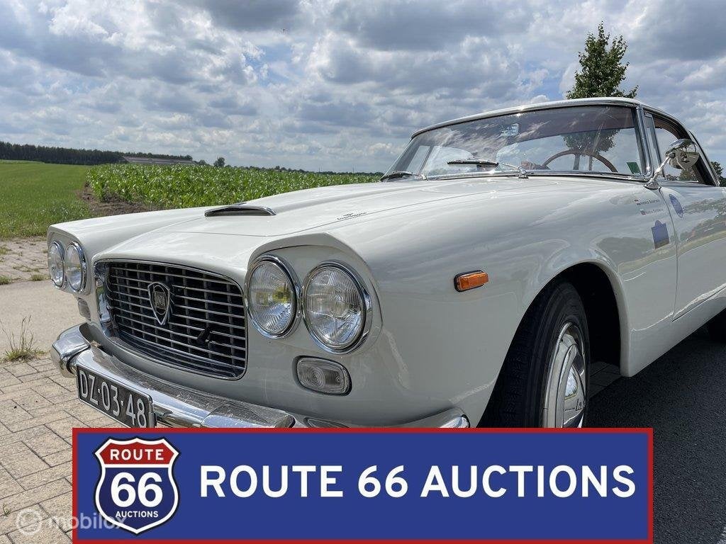 Lancia Flaminia GT 3C | 1962 | Route 66 Auctions, Auto's, Zwart, Bedrijf, Handgeschakeld, Overige carrosserie