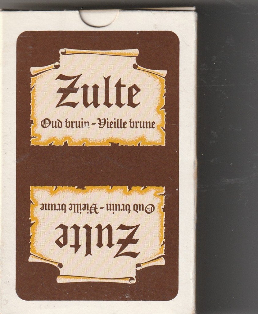 90 / VOL KAARTSPEL ZULTE  OUD BRUIN, Verzamelen, Ophalen of Verzenden, Nieuw, Speelkaart(en)