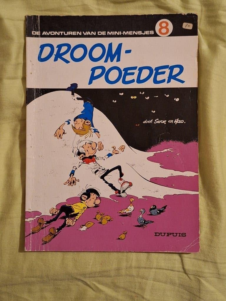 de minimensjes 8: droompoeder, Eén stripboek, Ophalen of Verzenden, Gelezen
