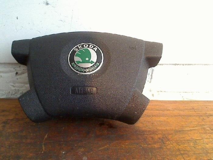 Airbag gauche (volant) d'un Skoda Fabia, -, 3 mois de garantie, Utilisé, Skoda