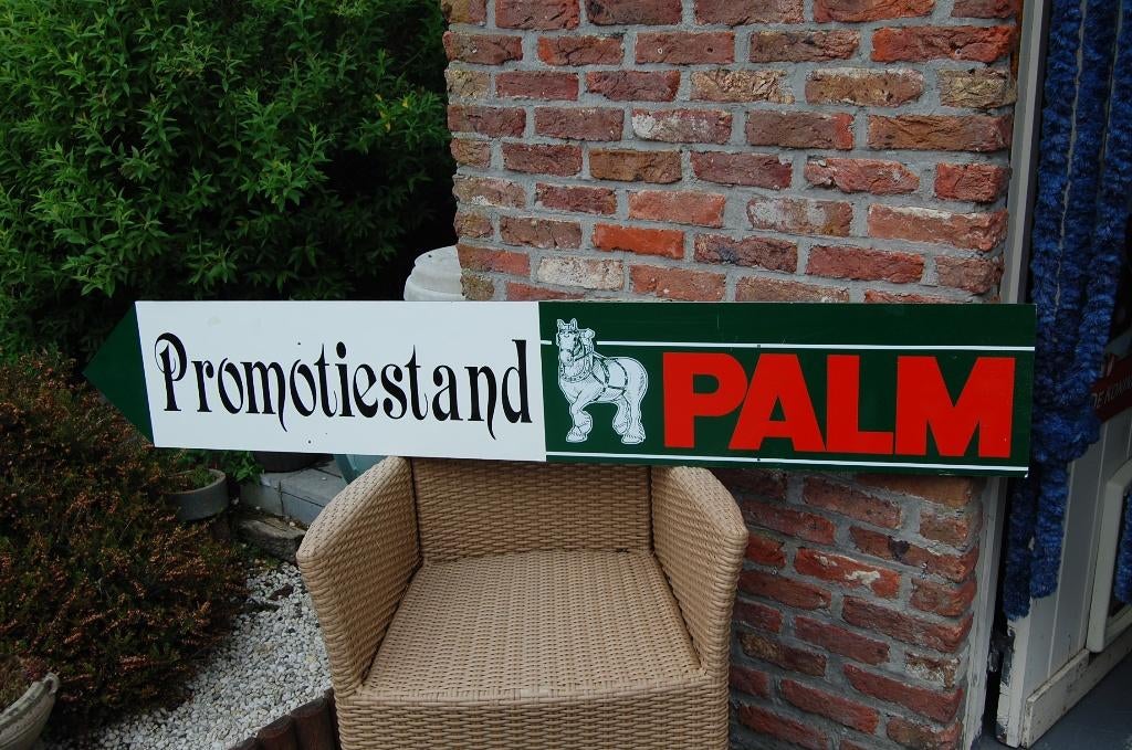 reclame Palm, Ophalen, Gebruikt, Reclamebord