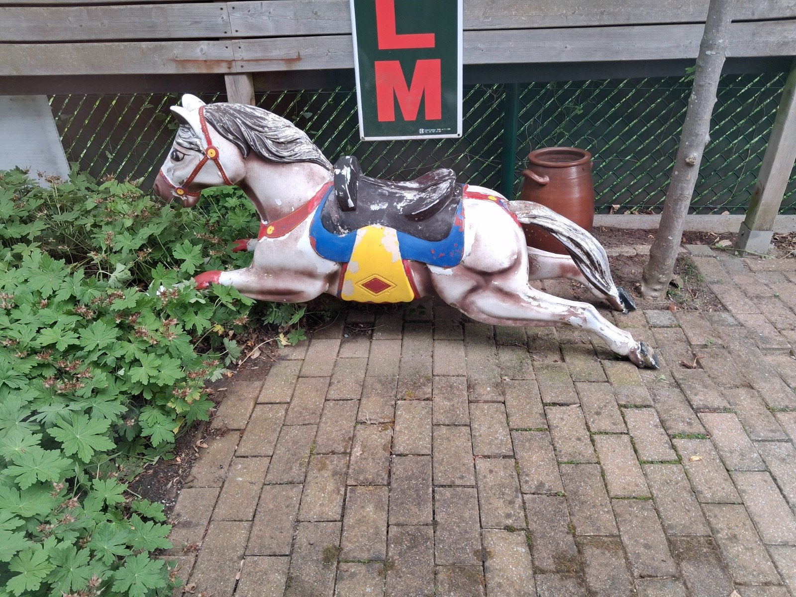 Vintage polyester paard jaren 60, Ophalen