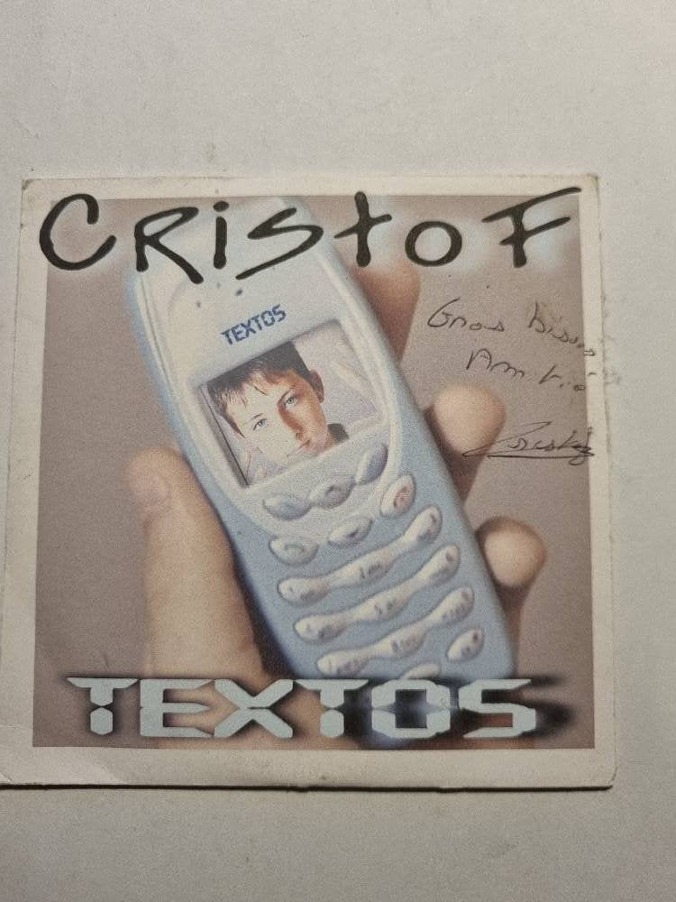 Christof Textos Met Handtekening, CD & DVD, CD | Pop, Enlèvement ou Envoi, Utilisé