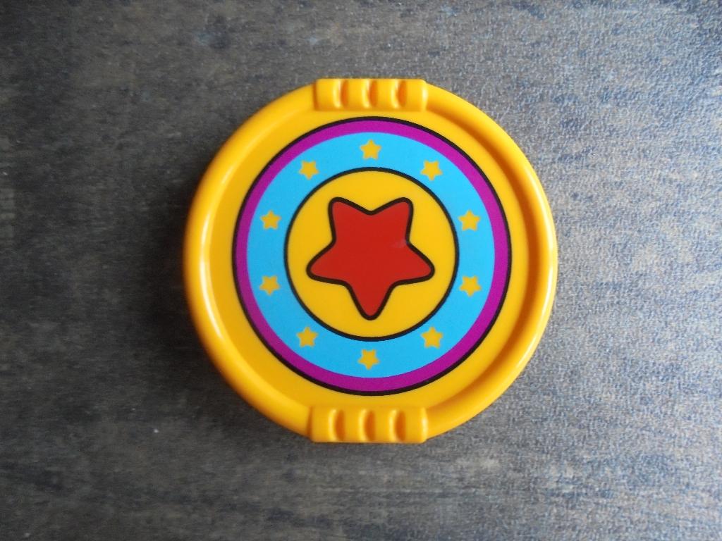 Lego Duplo Utensil Disk with Star Pattern (zie foto's) 4, Kinderen en Baby's, Verzenden, Gebruikt, Losse stenen, Duplo