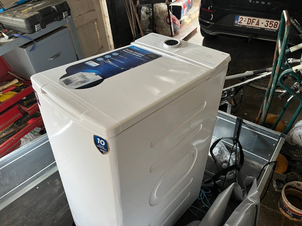 Midea bovenlader wasmachine, Electroménager, Lave-linge, 1200 à 1600 tours, 6 à 8 kg, 85 à 90 cm, Comme neuf
