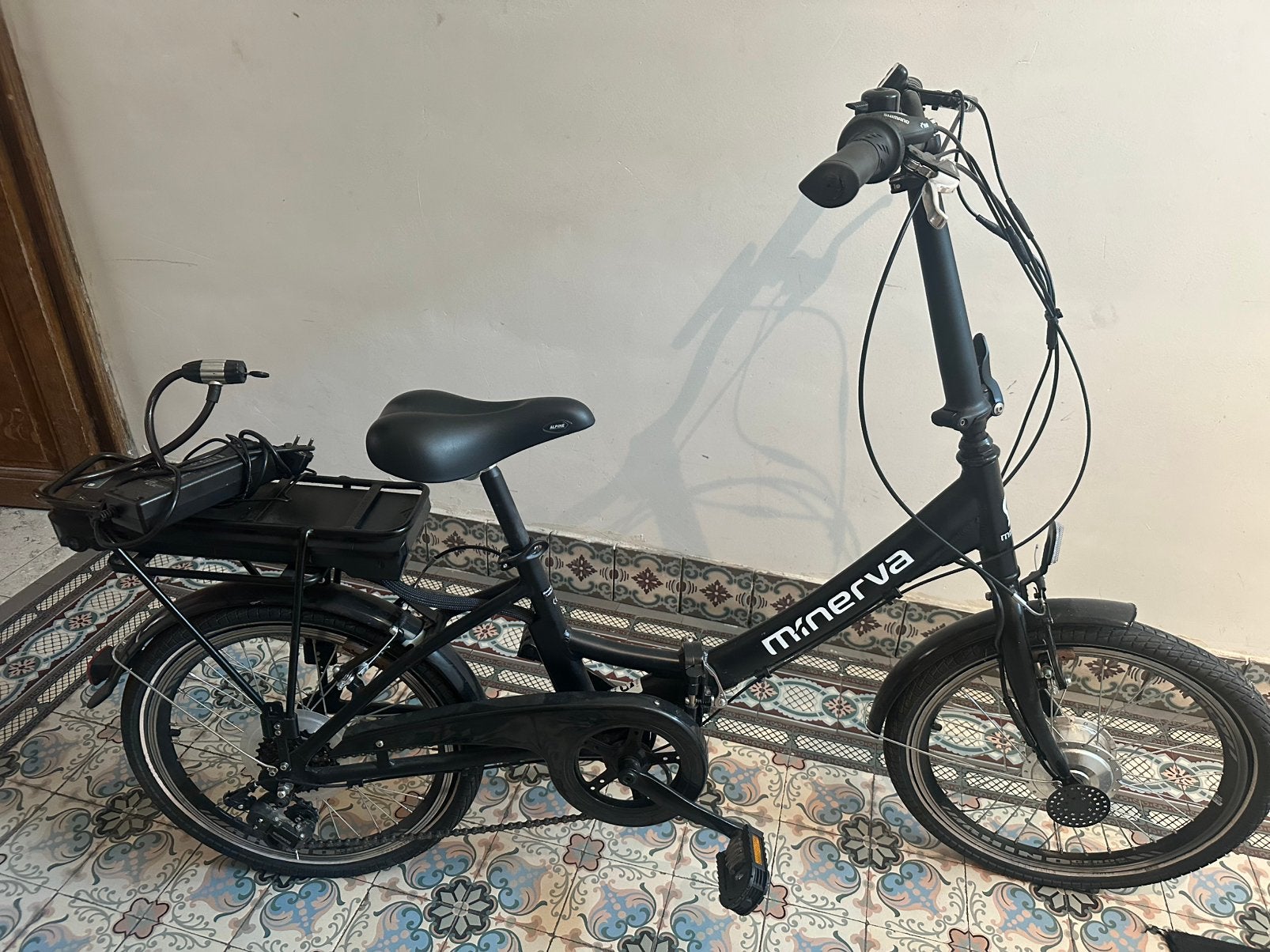 Velo électrique Minerva, Vélos & Vélomoteurs, Enlèvement, Comme neuf, Partiellement pliable, Autres marques