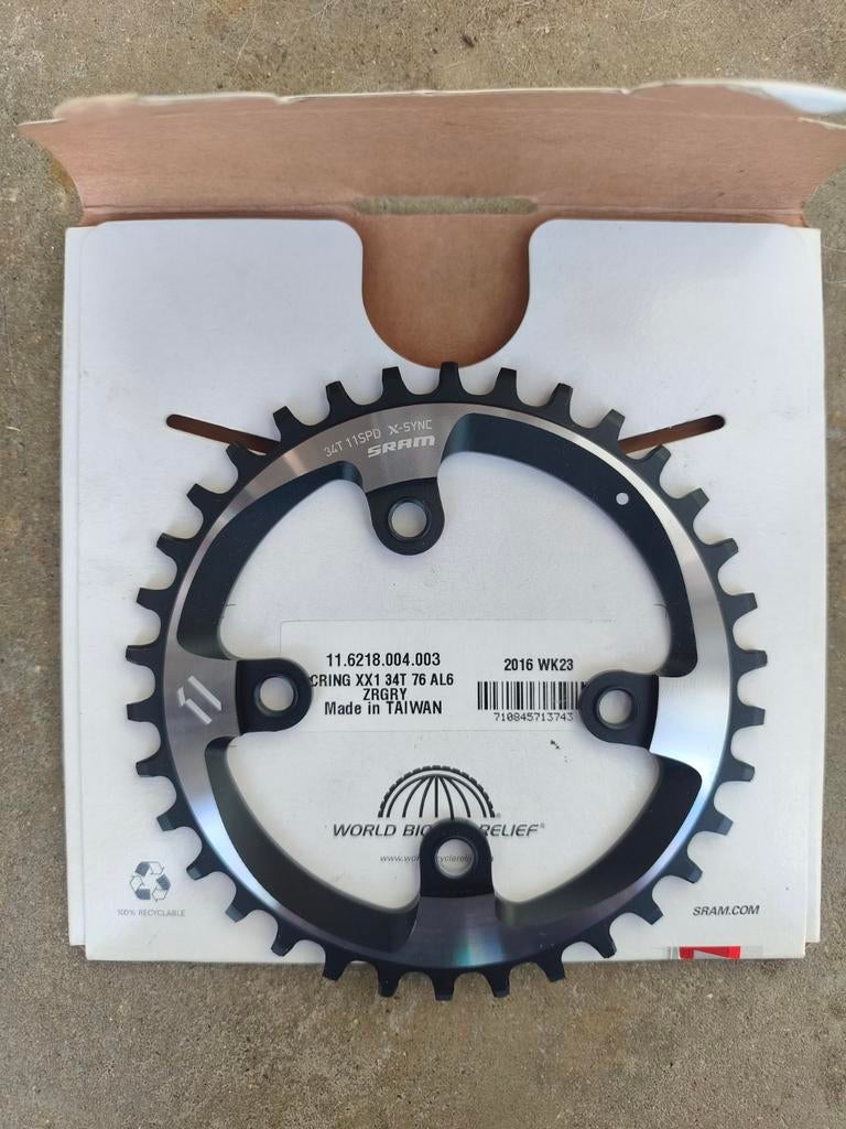 Kettingblad sram 34t, Fietsen en Brommers, Ophalen of Verzenden