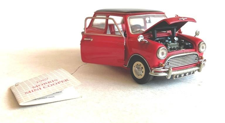 Mini Cooper S MK1 Franklin Mint., Ophalen of Verzenden, Zo goed als nieuw, Auto, Overige merken