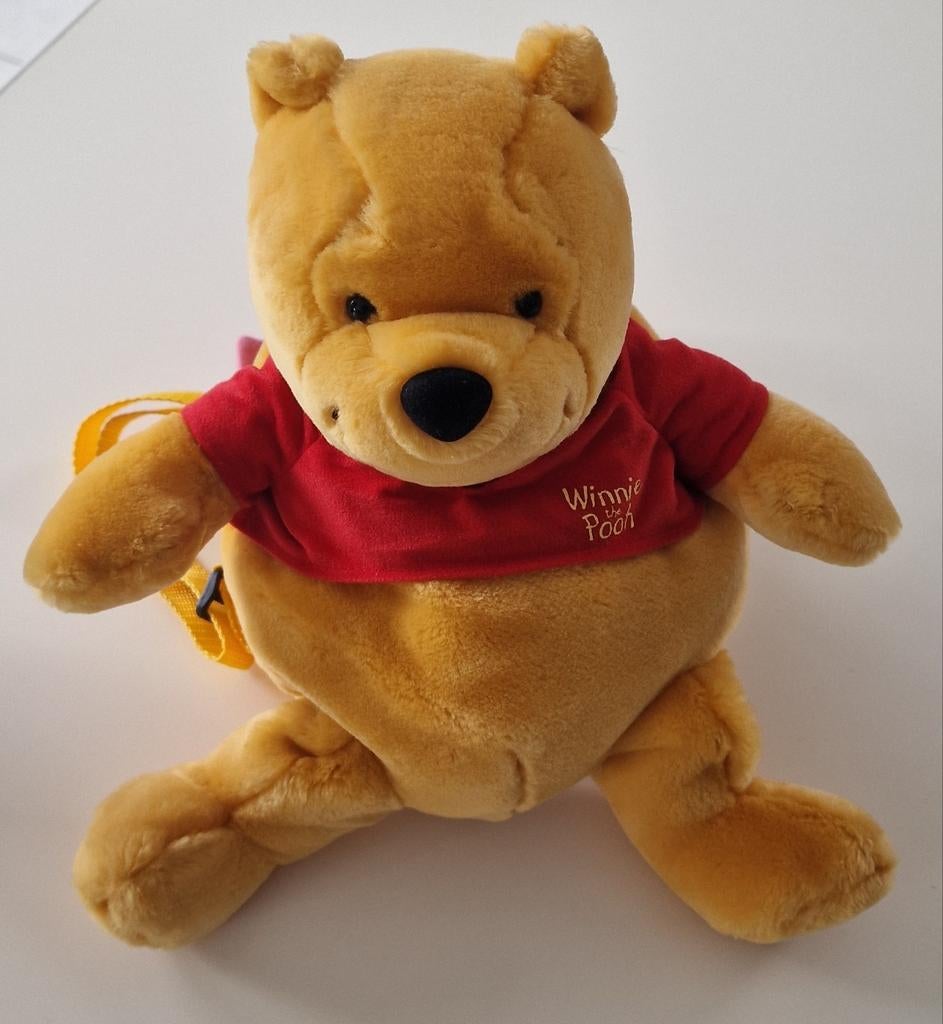Sac à dos Winnie l'ourson 34cm nouveau Piglet Tigger Disney, Collections, Ours & Peluches, Enlèvement ou Envoi, Neuf, Ours en tissus