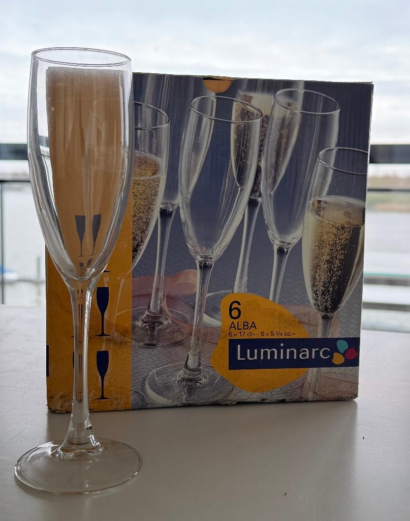 Champgneglas Luminarc Alba 17 cl, Enlèvement, Comme neuf, Autres types