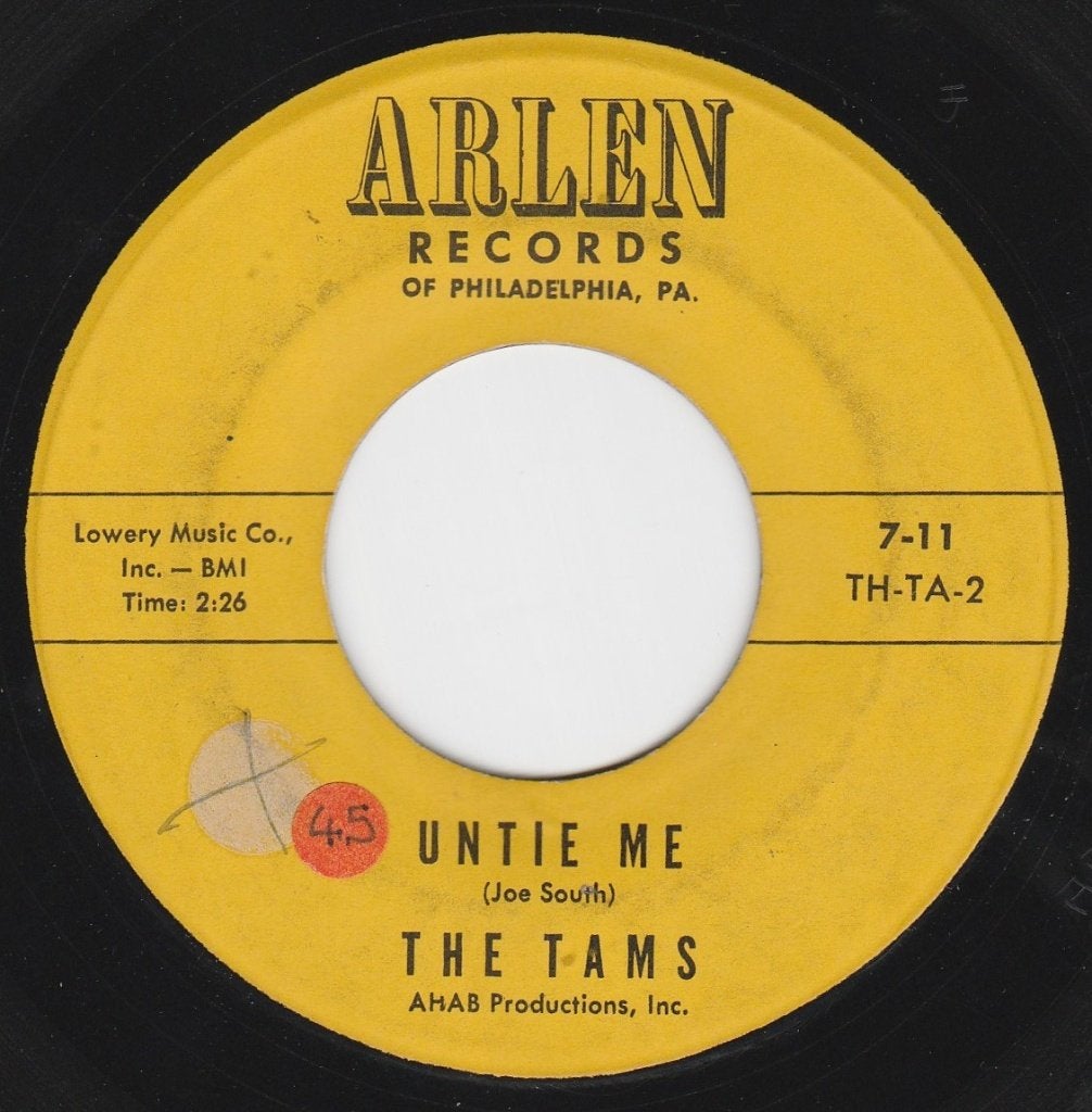 The Tams - Maak me los/gedesillusioneerd, Cd's en Dvd's, Vinyl Singles, Gebruikt, Verzenden, 7 inch, Originele persing