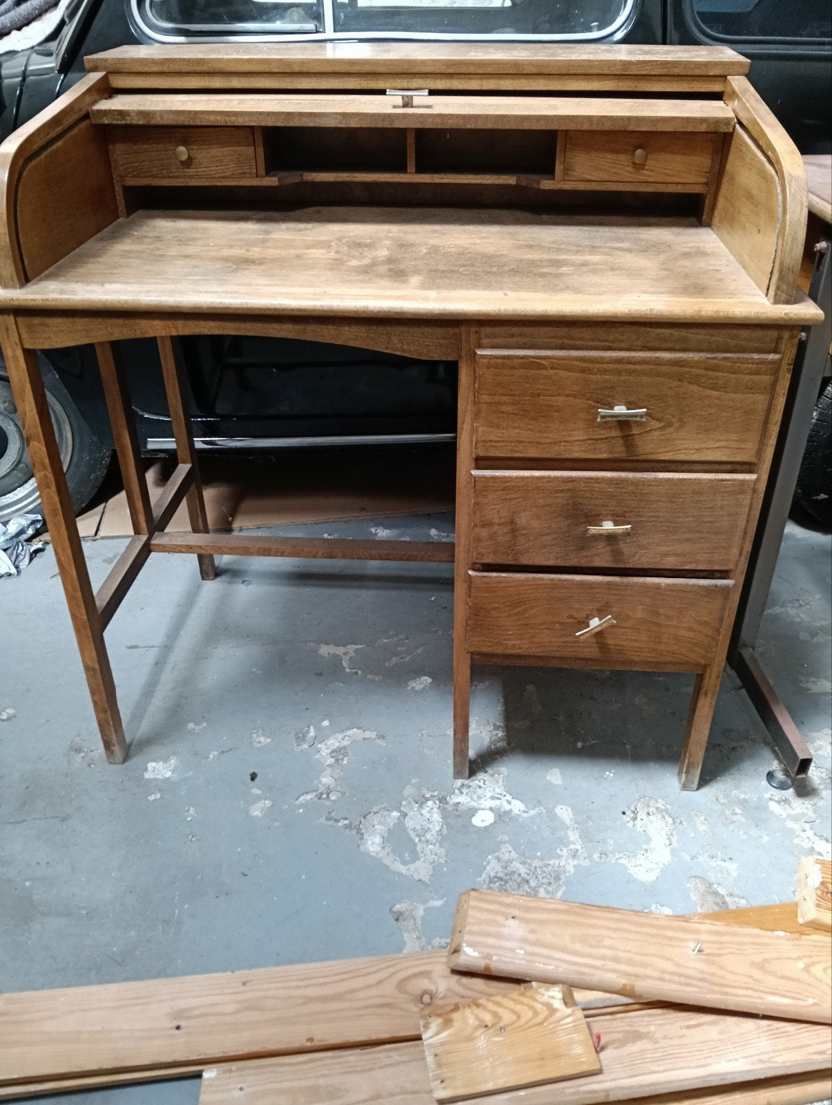 Oud bureau, Huis en Inrichting, Kasten | Secretaires, Ophalen