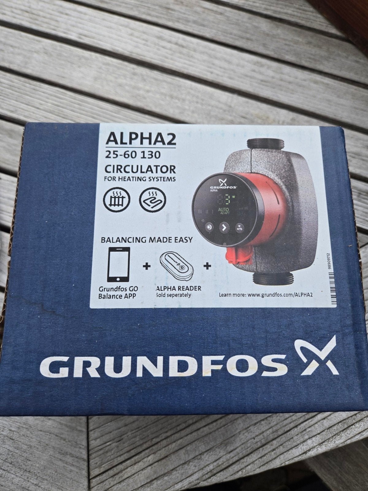 Circulatiepomp Grundfos, Enlèvement, Neuf, Élément