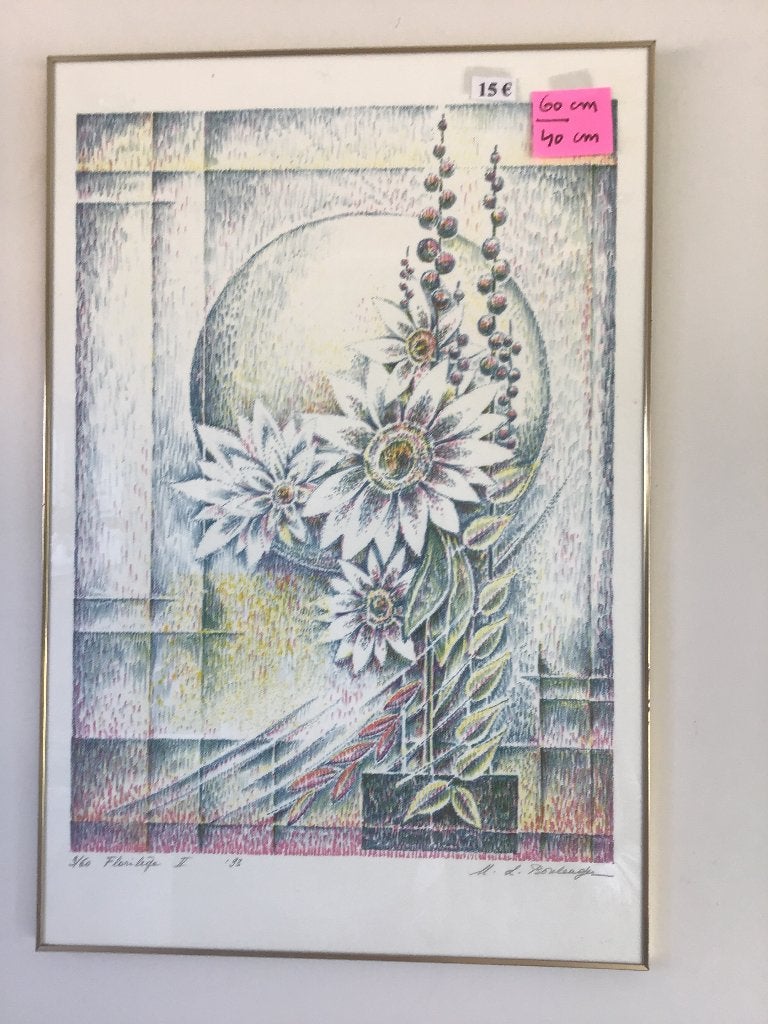 belle gravure mesurant 60 cm sur 40 cm pour 15 euros, Enlèvement ou Envoi, Gravure