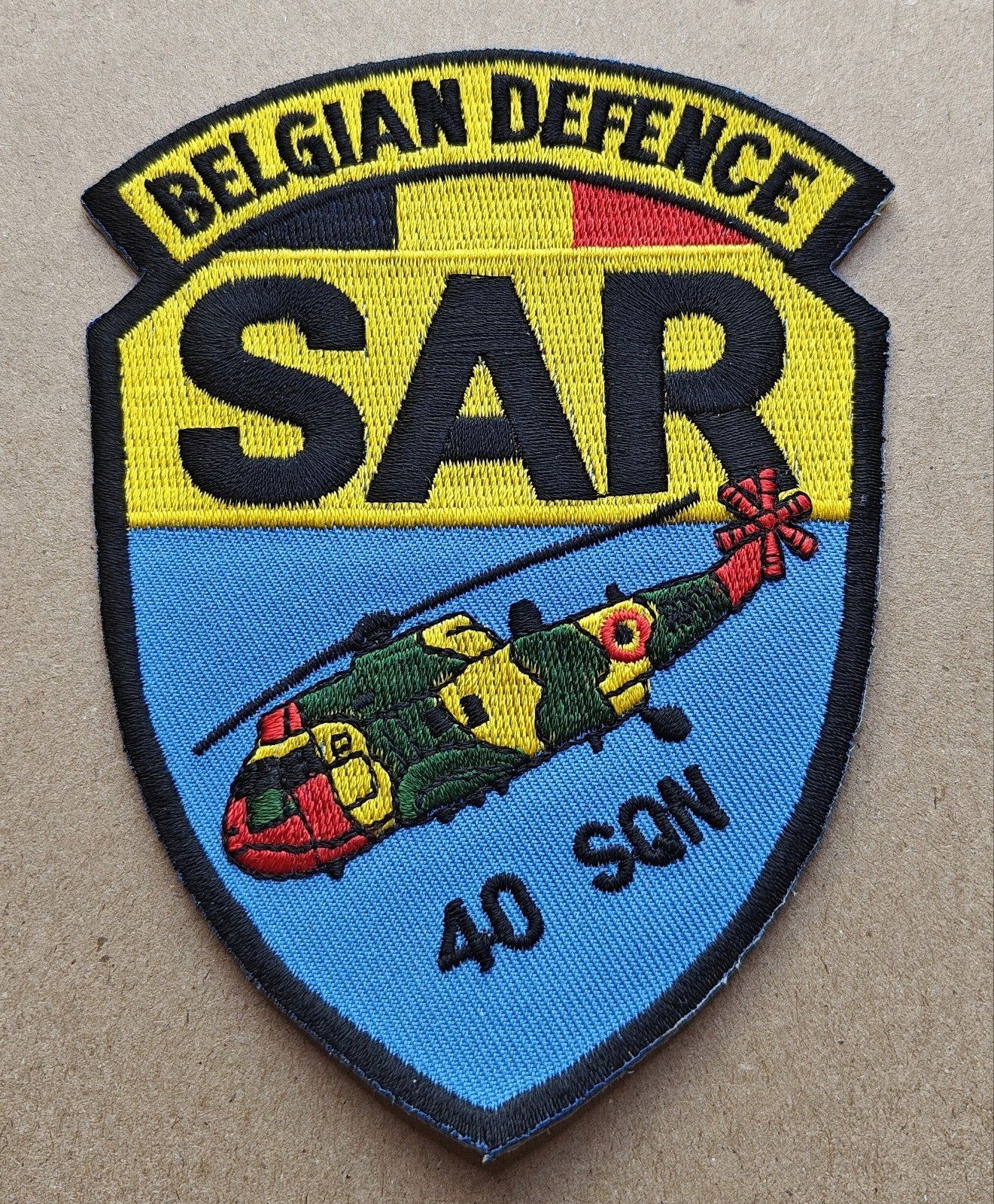 Hélicoptère 40 SQN Seaking Koksijde, Enlèvement ou Envoi, Armée de l'air, Emblème ou Badge
