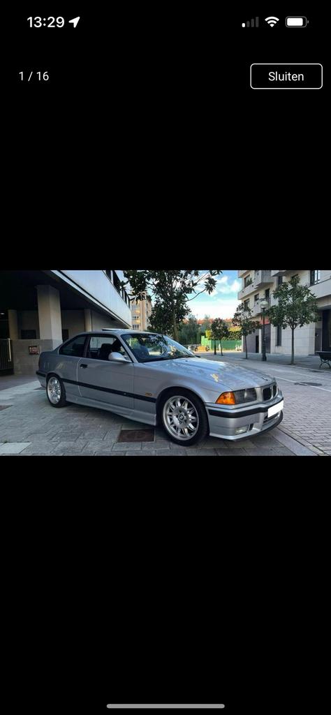 Bmw e36 328i, Auto's, BMW, Euro 2, Achterwielaandrijving, Zwart, Handgeschakeld