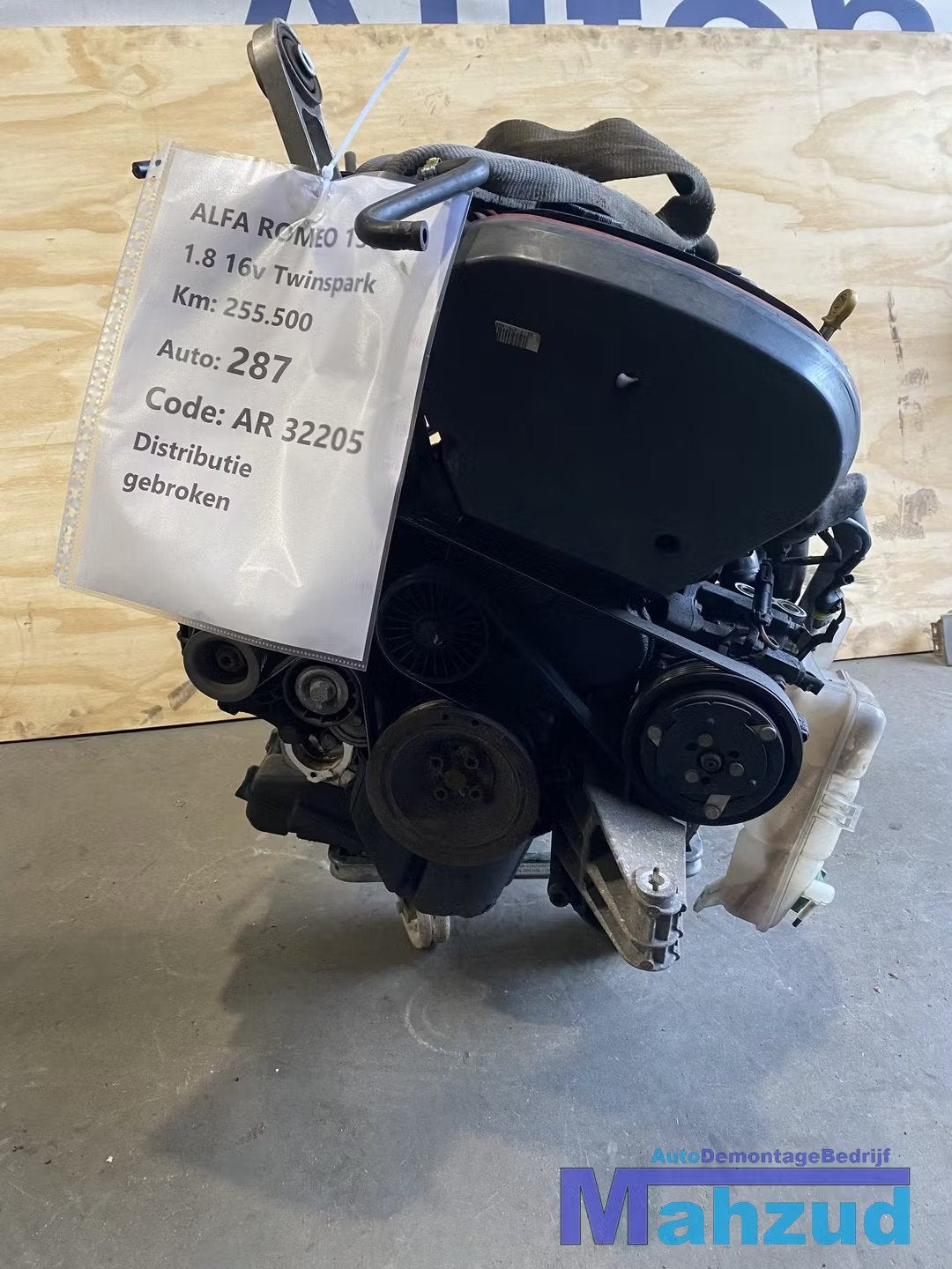 ALFA ROMEO 156 1.8 Motor AR32205 dynamo startmotor aircopomp, Gebruikt, Dpofca@stellantis.com, Stellantis Europe S.p.A., Alfa Romeo