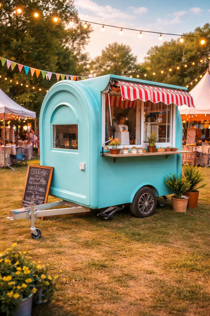 Food Truck mobile - Parfait pour les événements, Enlèvement ou Envoi