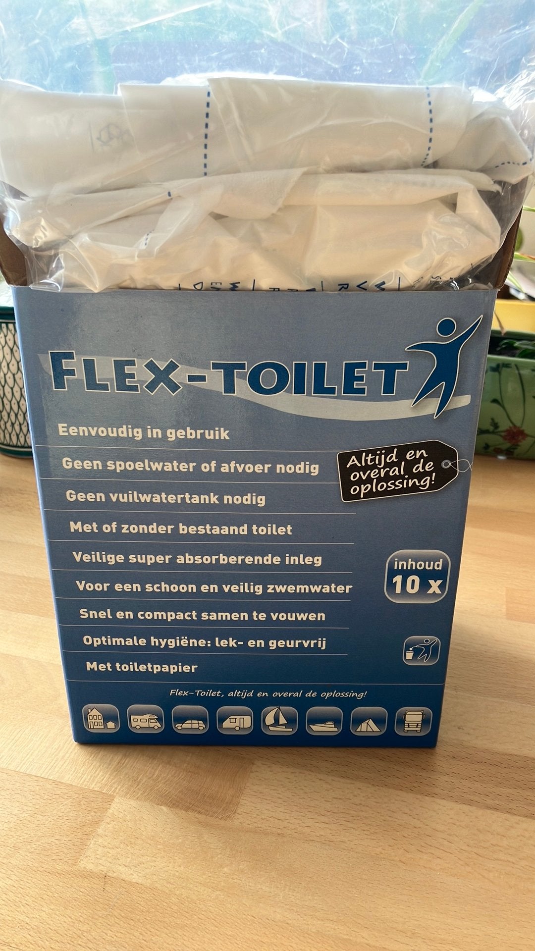 Flex toilet 10 stuks, Caravans en Kamperen, Ophalen of Verzenden, Nieuw