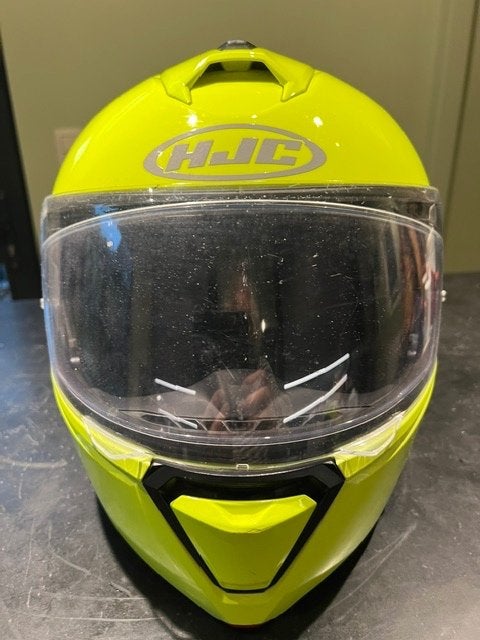 MOTORHELM HJC te koop: ECE R 22-05, maat 2XL, Motoren, Ophalen, Systeemhelm, Heren, HJC