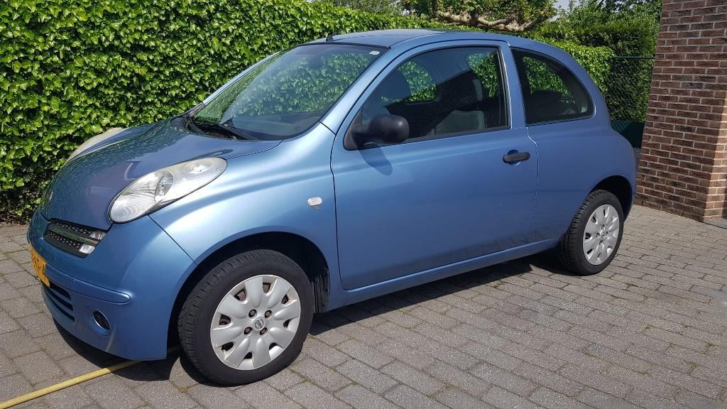 Nissan Micra 1.2 Benzine, 2006 57k km (NL), Voorwielaandrijving, Stof, Blauw, Micra