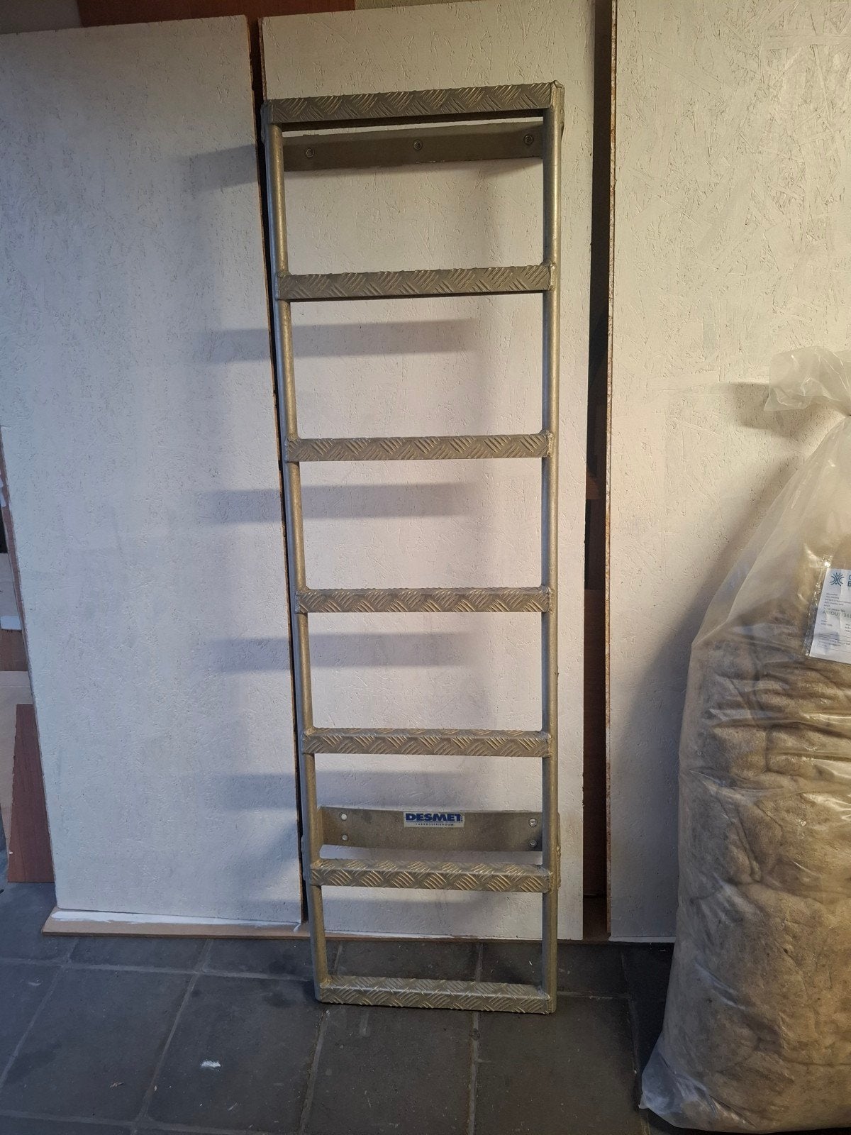 metalen trapladder voor bestelwagen ., Doe-het-zelf en Bouw, Ophalen, Gebruikt