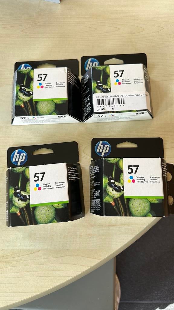 Lot de cartouches 57 neuf, Computers en Software, Ophalen, Zo goed als nieuw