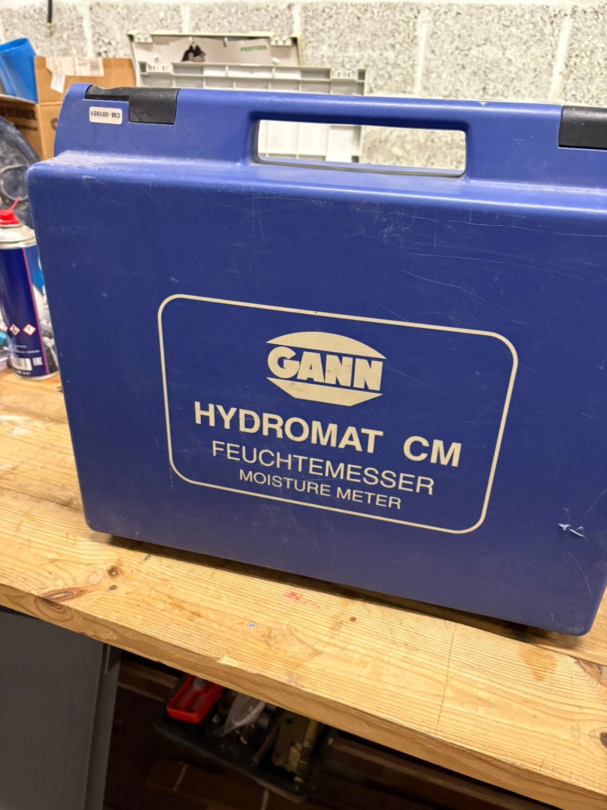 GANN Hydromat CM vochtmeter professionele CM-meetset v chape, Ophalen, Gebruikt