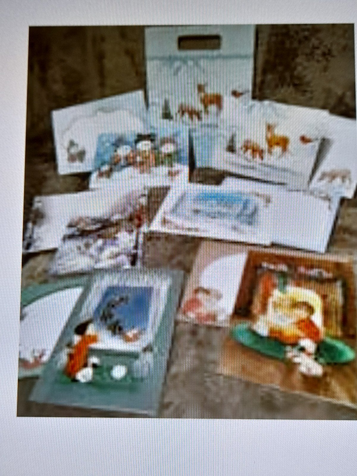 Cadeauzakjes+6 dubbele kaarten 12 cm  17 cm + enveloppen, Hobby en Vrije tijd, Scrapbooking, Ophalen of Verzenden
