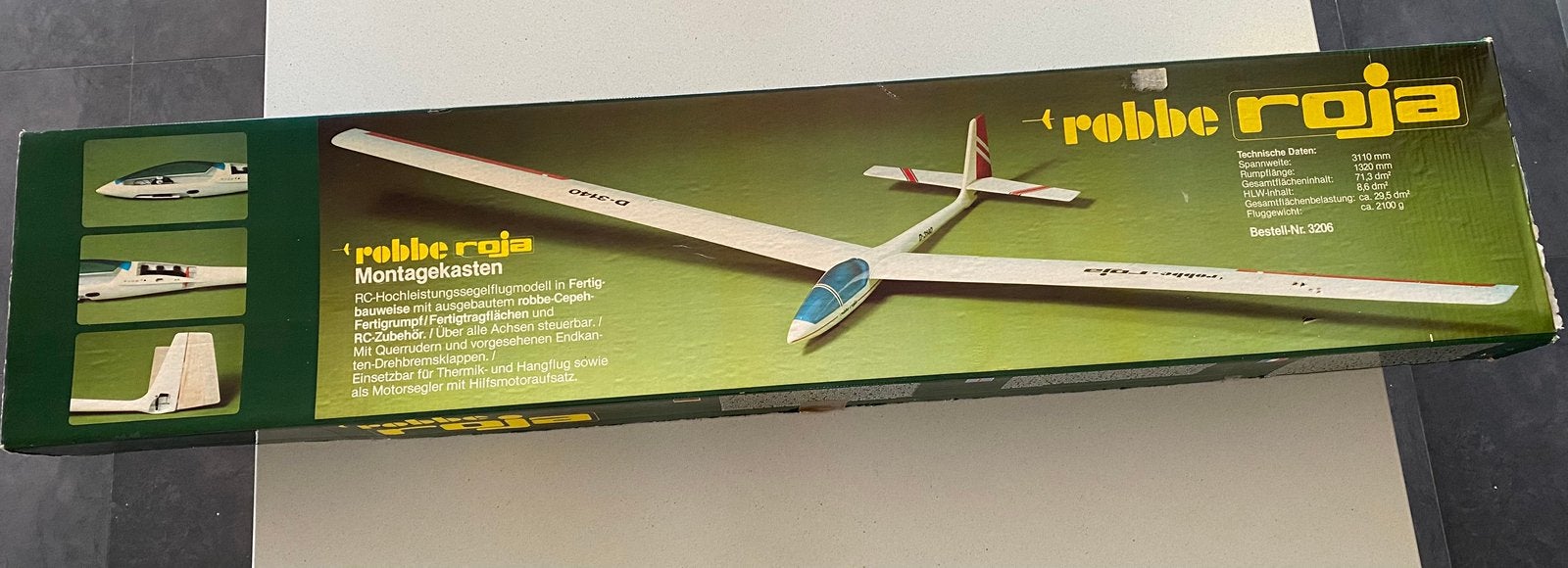 Robbe Roja 3110mm zwever, Ophalen, Zo goed als nieuw