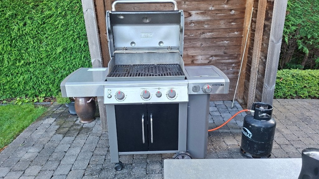 Weber Galaxy II BBQ, Tuin en Terras, Gasbarbecues, Ophalen, Zo goed als nieuw, Weber