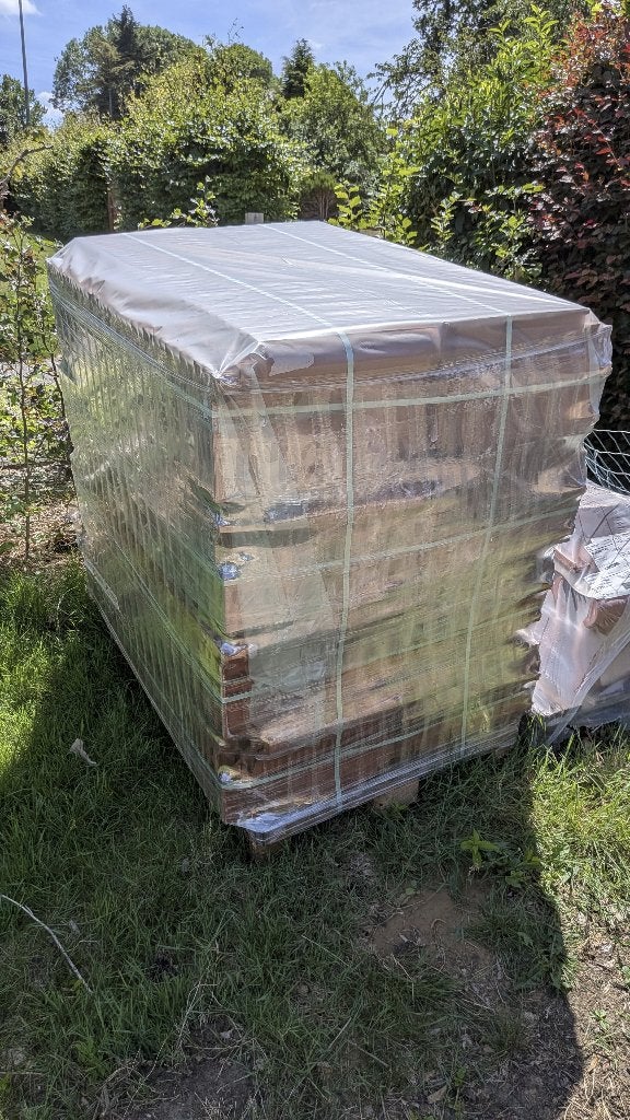 Rode Dakpannen, Ophalen, Steen of Klei, Nieuw, 15 m² of meer