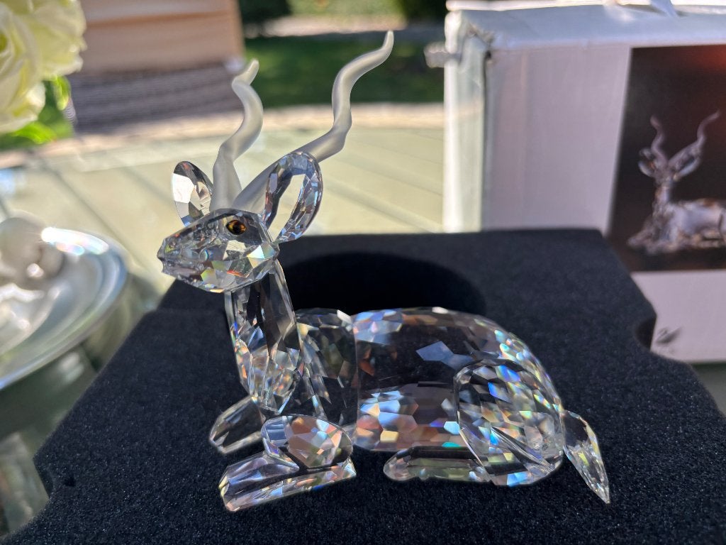 Swarovski the kudu-de koedoe 1994, Verzamelen, Ophalen of Verzenden, Zo goed als nieuw, Figuurtje