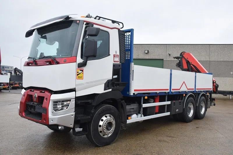 Renault C480 + Palfinger (année de construction 2017), Autos, Camions, Achat, Euro 6, Entreprise, Caméra