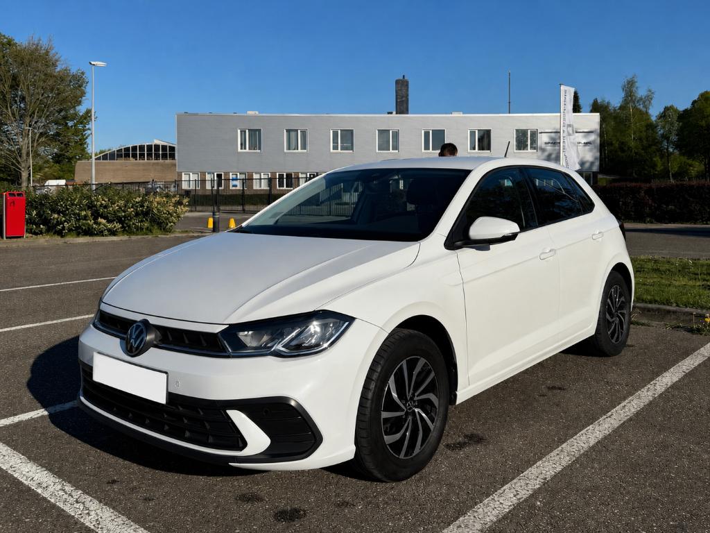 Volkswagen polo 2022, Auto's, Volkswagen, Particulier, Polo, ABS, Benzine, 5 deurs, Wit, Zwart