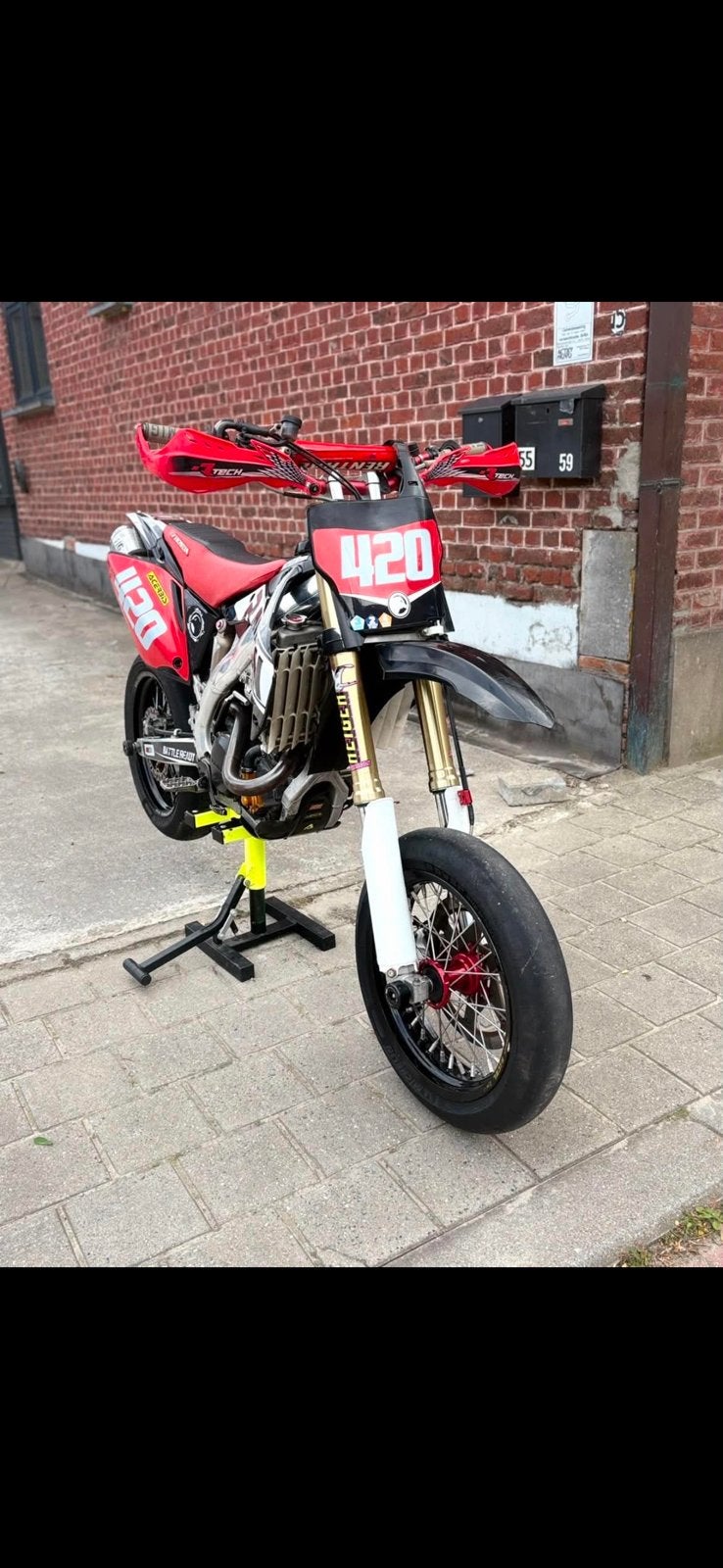 Honda crf 450R super motor, Ophalen of Verzenden, Zo goed als nieuw
